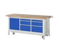 RAU Etabli Rau avec châssis abaissable modèle 8570 L 2000 x P 700 x H 880mm Quantité:1