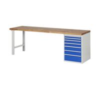 RAU Etabli Rau modèle 7517, L 2500 x P 700 x H 840mm Quantité:1