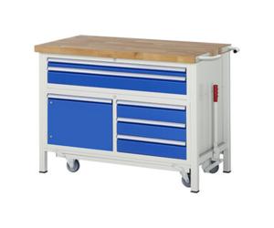 RAU Etabli surélevé avec châssis abaissable modèle 8922 L 1250 x P 700 x H 880mm Quantité:1