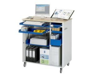 RAU Poste informatique mobile Rau 26LxPxH 1030x660x1100mm Quantité:1
