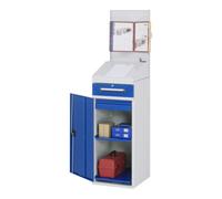 RAU Pupitre debout d'appoint Rau - Modèle 04 l x p x h 450 x 520 x 1110/1220/1770 mm Quantité:1