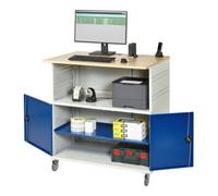 RAU Rau Bureau informatique 1022, L1100xP790xH1180mm, mobile Quantité:1