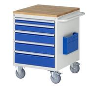RAU Rau Chariot de montage L3.11, L580xP650xH795mm, 5x tiroirs-TA, plateau supérieur 25mm Quantité:1