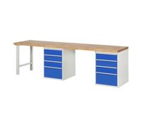 RAU Rau Établi 7510A8, L3000xP700xH890mm, 20x tiroirs-TA Quantité:1