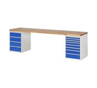 RAU Rau Établi 7822A3, L3000xP700xH890mm, 12x Tiroirs-TA Quantité:1