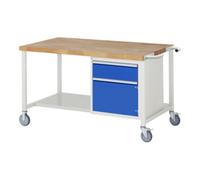 RAU Rau Établi mobile 8152, L1500xP900xH880mm, 1 tiroir-TA, 1 porte Quantité:1