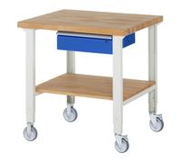 RAU Rau Établi mobile hauteur réglable 7001A7, L1000xP900xH950-1000mm Quantité:1