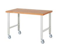 RAU Rau Établi mobile réglable en hauteur 7000-1, L1500xP900xH950-1000mm Quantité:1