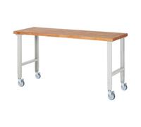 RAU Rau Établi mobile réglable en hauteur 7000-1, L2000xP700xH950-1000mm Quantité:1