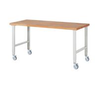 RAU Rau Établi mobile réglable en hauteur 7000-1, L2000xP900xH950-1000mm Quantité:1