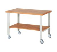 RAU Rau Établi mobile réglable en hauteur 7000-7, L1500xP900xH950-1000mm Quantité:1