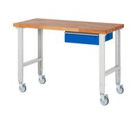 RAU Rau Établi mobile réglable en hauteur 7001A1, L1500xP700xH950-1000mm Quantité:1
