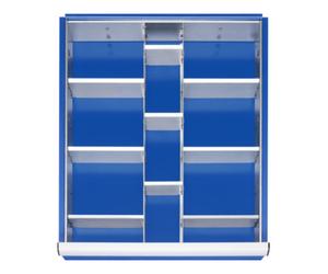 RAU Rau Kit de séparation de tiroir Tiroir L 2 séparations + 9 parois enfichables Quantité:1