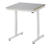 RAU Rau Table de travail électrique réglable en hauteur, L750xP800xH720-1120mm, plateau ES 28 mm Quantité:1