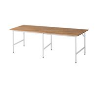 RAU Rau Table de travail Jerry réglable en hauteur, L2500xP1000xH800-850mm, plateau B-25mm Quantité:1