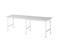 RAU Rau Table de travail Jerry réglable en hauteur, L2500xP800xH800-850mm, plateau M 22mm Quantité:1