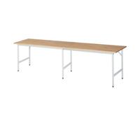 RAU Rau Table de travail Jerry réglable en hauteur, L3000xP800xH800-850mm, plateau B-25mm Quantité:1