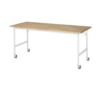 RAU Rau Table de travail mobile Jerry (4 LR), L2000xP800xH900mm, Plateau B 25mm Quantité:1