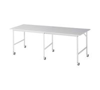 RAU Rau Table de travail mobile Jerry (6 LR), L2500xP1000xH900mm, plateau M-22mm Quantité:1