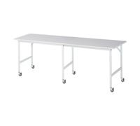 RAU Rau Table de travail mobile Jerry (6 LR), L2500xP800xH900mm, plateau M 22mm Quantité:1