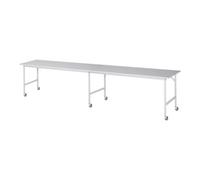 RAU Rau Table de travail mobile Jerry (6 LR), L4000xP800xH900mm, plateau M 22mm Quantité:1