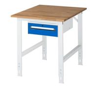 RAU Rau Table de travail Tom réglable en hauteur KM02, L750xP1000xH760-1080mm, plateau B-25mm Quantité:1