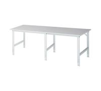 RAU Rau Table de travail Tom réglable en hauteur, L2500xP1000xH760-1080mm, plateau M 22mm Quantité:1