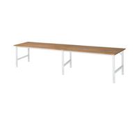RAU Rau Table de travail Tom réglable en hauteur, L4000xP1000xH760-1080mm, plateau B-25mm Quantité:1