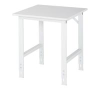RAU Rau Table de travail Tom réglable en hauteur, L750xP800xH760-1080mm, plateau ME 28mm Quantité:1