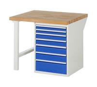 RAU Rau Werkbank 7517A1, L1000xP900xH890mm, 7x tiroirs-TA Quantité:1