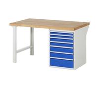 RAU Rau Werkbank 7517A1, L1500xP900xH890mm, 7x tiroirs-TA Quantité:1