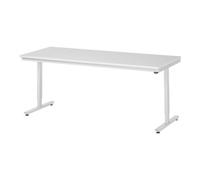 RAU Table de travail adlatus RAU 150 réglable en hauteur électriquement Plan de travail en mélaminé 2000 mm x 800 mm Quantité:1