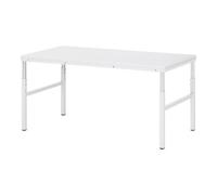RAU Table de travail de base en stratifié dur Rau LxPxH 1800x500x650-1000mm Quantité:1