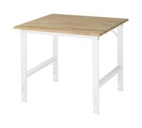 RAU Table de travail en hêtre Rau LxPxH 1000x1000x760-1080mm Quantité:1