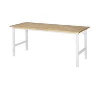 RAU Table de travail en hêtre Rau LxPxH 2000x800x760-1080mm Quantité:1