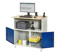 RAU Table d'ordinateur Rau sans boîtier d'écran fixe LxPxH 1100x800x1100mm Quantité:1