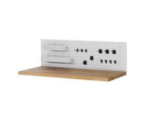 RAU Tôle perforée Rau pour montage sur établi avec équerres de fixation LxPxH 1500x15x450mm Quantité:1