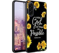 RAUEDWDJS Coque de protection en TPU souple pour Samsung Galaxy A17 5G - Coupe ajustée, anti-rayures et antidérapante - Absorption des chocs - Pour Samsung A17 6,7" 2025 - Tournesol Matthieu 19:26