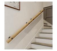 RAUGAJ 2/3/3,5/3,6/4/4,2/6 M de Long Mur D'Escalier de Main-D'Œuvre Monté, Sous-Sol/Garage/Lofts Guard-Raide, Barre de Soutien En Bois Pour Les Enfants/360Cm/11.8Ft(3 Section)