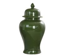 RAUGAJ Bocal Décorative Ginger Vase Décor Décor Simple Vase de Pot de Gingembre En Céramique Avec Couvercle Grand Pots de Temple En Porcelaine Antique Chinoise Avec Pots de Gingembre Au Couvercle/A/21