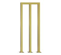 RAUGAJ Mandrail À Manchette À Tube Carré Industriel, Gardien de Corridor de Forme M de 45 Cm de Large pour La Maternelle/Hôpital/Hôtel, Support de Sol avec Vis, 35-100 Cm Hauteur Personnalisée/Gol