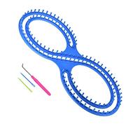 RAUKS Kit de métier à tisser afghan, 8 formes de planche à tricoter, pour bricolage, couverture, chaussettes, écharpe, chapeau, métiers à tisser, tisser, filer