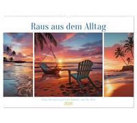 Raus aus dem Alltag (Wandkalender 2026 DIN A2 quer), CALVENDO Monatskalender: Auszeit für die Seele ist eine Gelegenheit, sich eine Pause vom ... und sich Zeit für sich selbst zu nehmen.