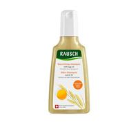 Rausch Shampooing nutritif aux œufs et à l’huile, hydrate les cheveux secs, les rend plus doux et brillants, sans silicone ni parabène 200 ml