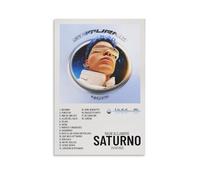 Rauw Alejandro Saturno Poster mural imperméable pour la maison, résistant à l'humidité, facile à installer et résistant à la décoloration, style sans cadre, 60 x 90 cm
