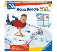 Ravensburger ministeps 4180 Aqua Doodle XXL, Große Malmatte für fleckenfreies erstes Malen mit Wasser, für Kinder ab 18 Monate, inkl. Matte und Stift