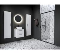 Ravak Blix II porte de douche 100 cm coulissant noir mat/verre transparent 0PMA0300Z1