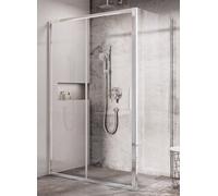 Ravak Blix paroi de douche 90 cm aluminium brillant/verre transparent X9BM70C00Z1