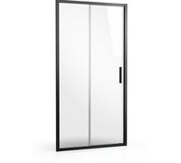 Ravak Blix Slim porte de douche 100 cm coulissant noir mat/verre transparent X0PMA0300Z1