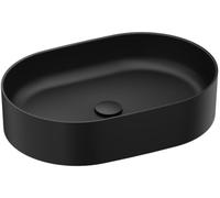 Ravak Ceramic lavabo 55x37 cm ovale à poser noir mat XJX0D155000